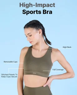 High Impact & Full Coverage Crostini Sports Bra