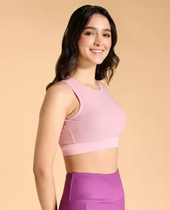 High Impact & Full Coverage Mesh Sports Bra