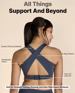 High Impact & Full Coverage Crostini Sports Bra
