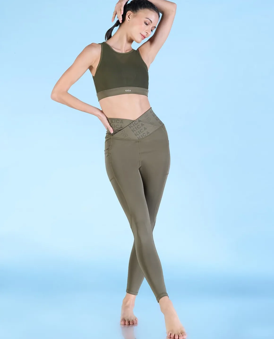 High Impact & Full Coverage Mesh Sports Bra