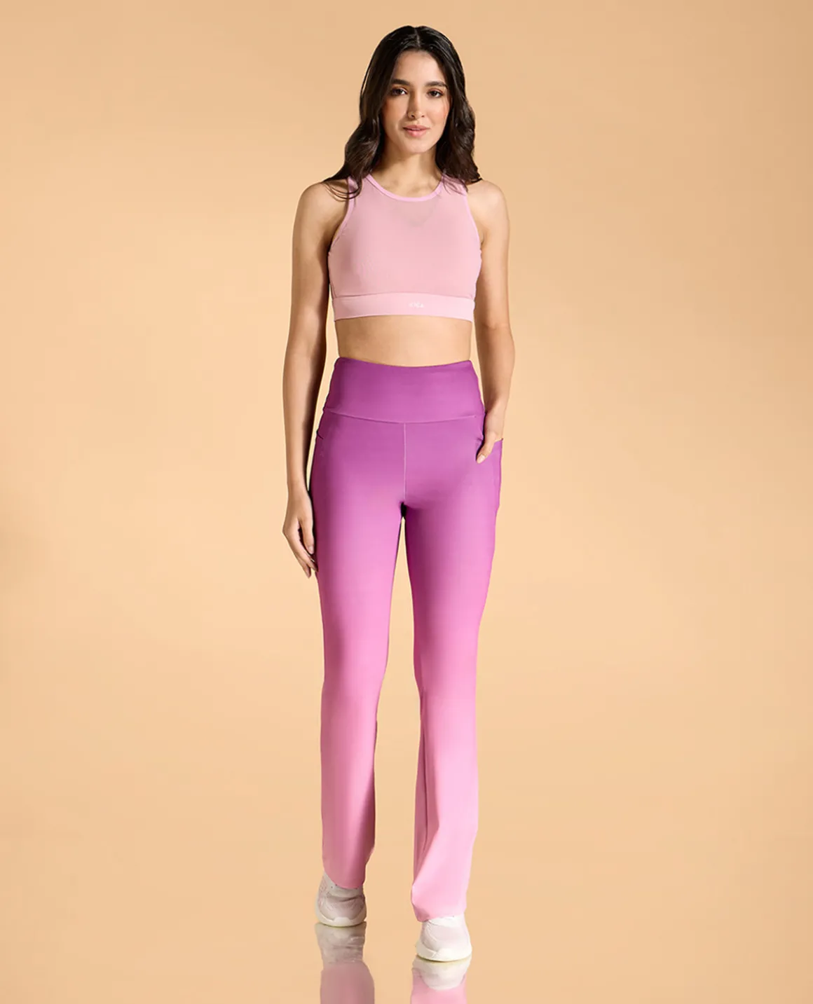 High Impact & Full Coverage Mesh Sports Bra