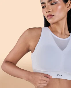 High Impact and Full Coverage Mesh Sports Bra