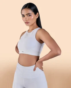 High Impact and Full Coverage Mesh Sports Bra