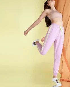 High Waisted Cotton Dance Joggers