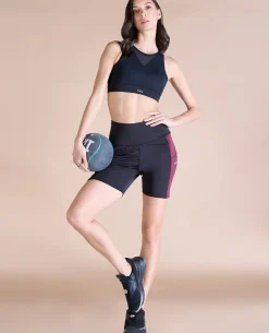 High Waisted Cycling Shorts in Second SKN Fabric