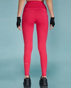 High Waisted Hot Pink Leggings