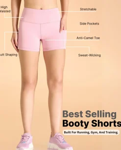 High Waisted Second SKN Booty Shorts