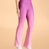 High-Rise Ombre Flare Pants in Second SKN
