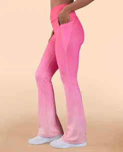 High-Rise Ombre Flare Pants in Second SKN
