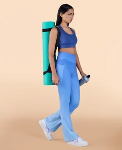 High-Rise Ombre Flare Pants in Second SKN