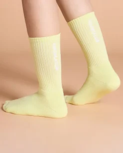 Kica Chica Long Crew Socks Neon