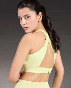 Luxe Crostini Full Coverage And High-Impact Sports Bra Neon