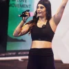 Luxe Crostini Sports Bra and Ruched Waistband Leggings in Second SKN Set