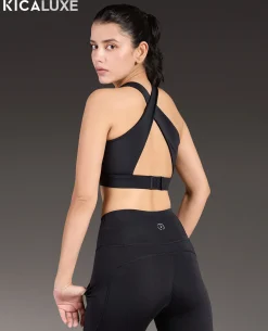 Luxe Crostini Sports Bra and Ruched Waistband Leggings in Second SKN Set