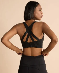 Luxe Limitless High-Impact Full Coverage Sports Bra Black