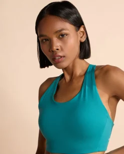 Luxe Limitless High-Impact Full Coverage Sports Bra Green