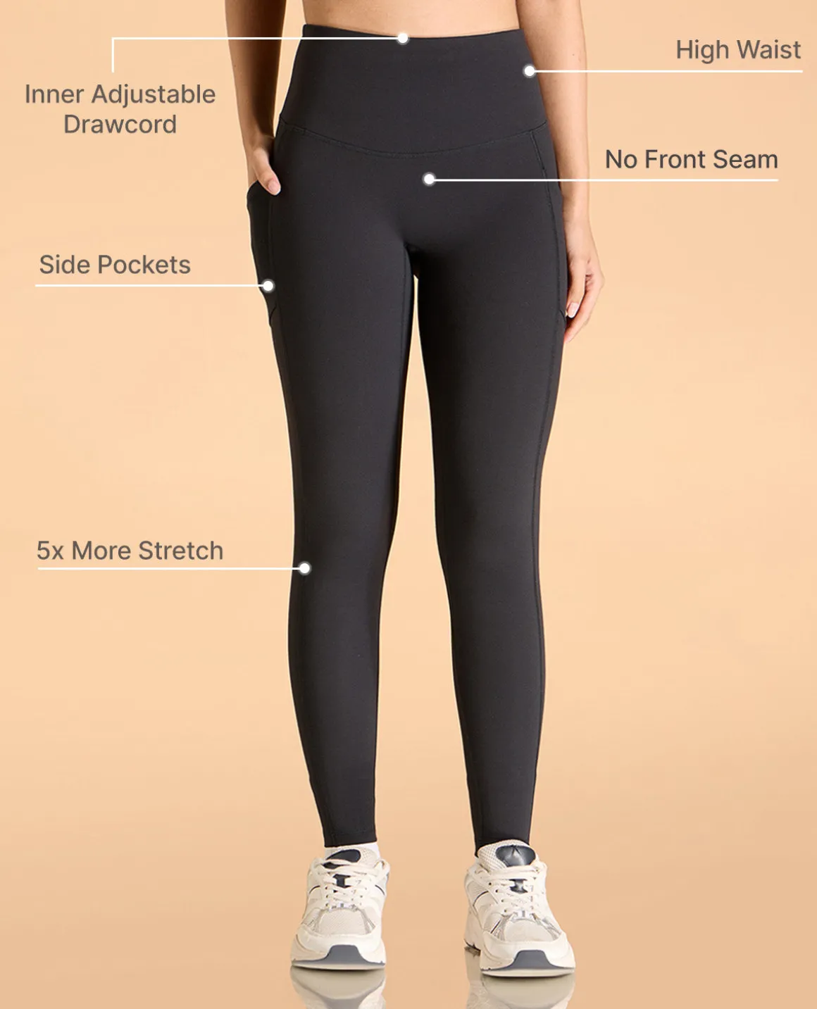 Luxe Ultra Soft Second SKN Active Leggings