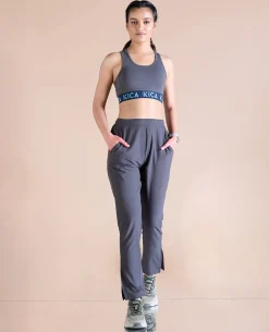 Max Dry Travel Pants With Pockets Grey