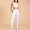 Medium Support Workout Sports Bra and Cotton Track Pants