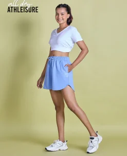 Nykd All Day Knit Terry Shorts - NYLE503 - Hydrangea