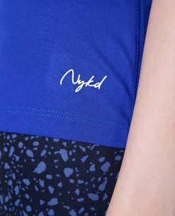 Nykd All Day Active Tee - NYK127 - Blue
