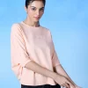 Nykd All Day Cotton Dolman Tee - NYLE278 - Peach parfait