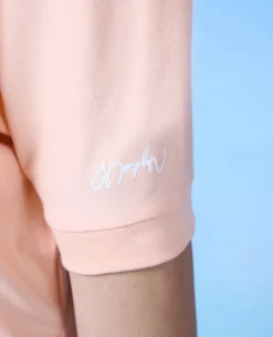 Nykd All Day Cotton Dolman Tee - NYLE278 - Peach parfait