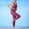 Nykd All Day High rise Trendsetter Printed Legging- NYK121-Scatter Tawny Print