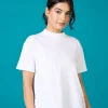 Nykd All Day Iconic Cotton Boxy Tee - NYLE276 - Bright white