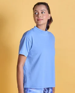 Nykd All Day Iconic Cotton Boxy Tee - NYLE276 - Hydrangea