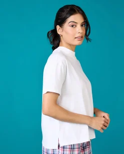 Nykd All Day Iconic Cotton Boxy Tee - NYLE276 - Bright white
