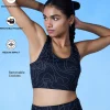 Nykd All Day On-Trend Sports Bra With Keyhole Back - NYK082 - Doodle Black Print