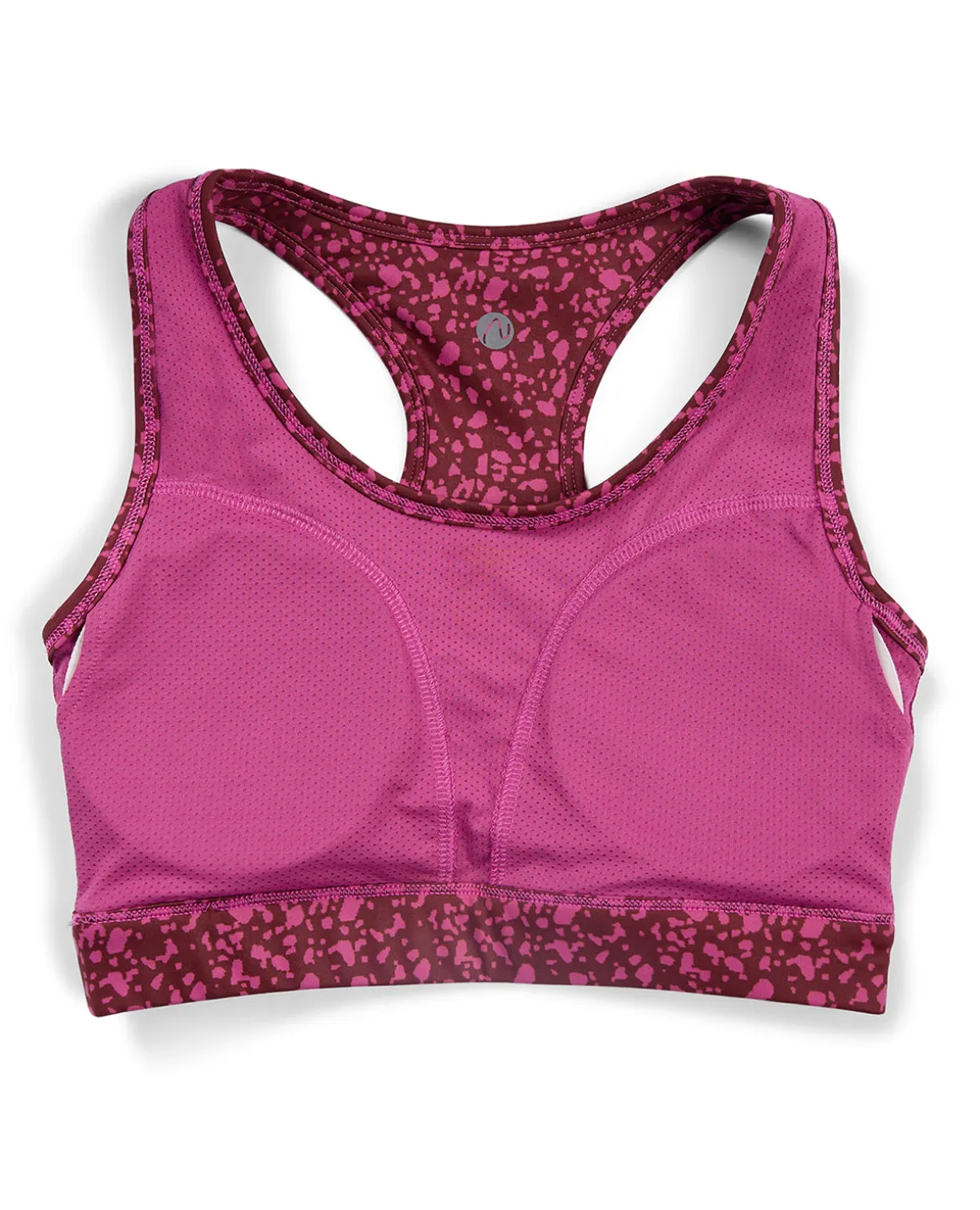 Nykd All Day On-Trend Sports Bra With Keyhole Back - NYK082 - Scatter Tawny Print