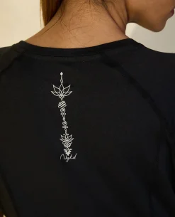 Nykd All Day Sun Protect Tee - NYK296 - Jet Black melange
