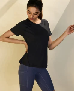Nykd All Day Sun Protect Tee - NYK296 - Jet Black melange