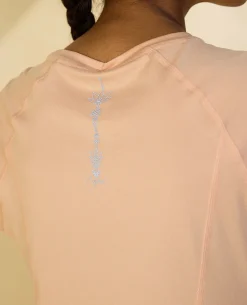 Nykd All Day Sun Protect Tee - NYK296 - Peach parfait melange
