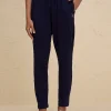 Nykd By Nykaa All Day Cotton Comfort Pant with Zip Pockets-NYAT502-Navy