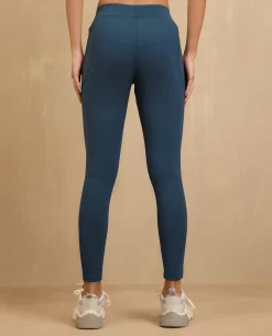 NYKD By Nykaa Comfort Leggings with Pockets! - NYAT401-Blue