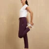 NYKD By Nykaa Cotton Comfort Pants-NYAT502-Grape