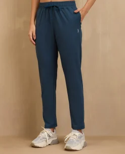NYKD By Nykaa Cotton Comfort Pants-NYAT502-Blue
