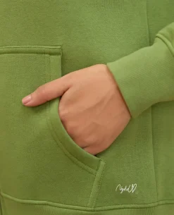 NYKD By Nykaa Cozy Fleece Zippered Jacket -NYLE704-Green