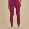 Nykd By Nykaa High Rise Legging with Reflective Print -NYK299-Grape