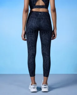 Nykd by Nykaa High Rise Trendsetter Printed Legging-NYK121-Doodle Black Print