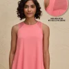 Nykd By Nykaa Quick Dry Longline Workout Tank Top -NYK032-Orange