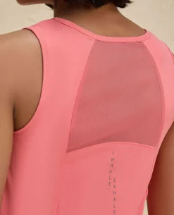 Nykd By Nykaa Quick Dry Longline Workout Tank Top -NYK032-Orange