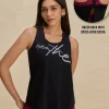 Nykd By Nykaa Summer Essential Cotton Slub Longline Tank -NYAT034-Jet Black