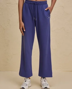 Nykd By Nykaa Summer Essential Comfort Cotton Terry Lounge Pants -NYLE606-Blue