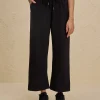 Nykd By Nykaa Summer Essential Comfort Cotton Terry Lounge Pants -NYLE606-Jet Black