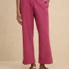 Nykd By Nykaa Summer Essential Comfort Cotton Terry Lounge Pants -NYLE606-Grape