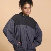 Oversized Printed Bomber Jacket